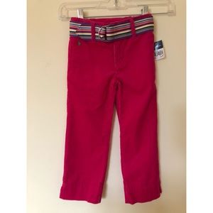BNWT Ralph Lauren pink girls cords